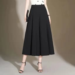 New Wide Leg Pants Women's 2024 Spring Summer Fashion High Waisted Ladies Skirts Pants Temperament Versatile Lady Trousers