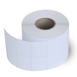 1pcs White PET Self Adhesive Copperplate Paper Label Waterproof Tear Resistant Thermal Transfer Barcode Stickers Use With Ribbon