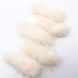 5pcs Real Natural Mink Pompon Bowknot 2*6cm Fur Pompom Balls Bow Tie Fluffy Pompones for Diy Jewelry Craft Supplies Accessories