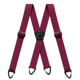 Hidden Suspenders for Men 1.6" Wide Elastic Adjustable Work Suspenders Heavy Duty with 4 Snap Loop X-back Braces for Trousers
