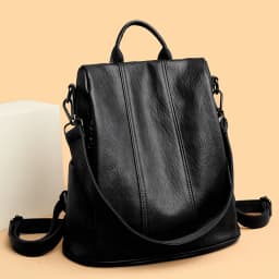 Luxury Brand Anti-Theft Women's Backpack High-Quality Leather Sac a Dos SchoolBag Knapsack for Female