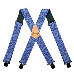 Suspenders Man For Pants 2" Wide Adjustable and Elastic Braces X Shape With Strong Clips - Heavy Duty Elastic Braces For Men