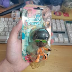LittleBigPlanet Sackboy Cute Game Anime Figurine Keychain Models Kawaii Little Big Planet Robot Kitty Action Figure Toys Gift