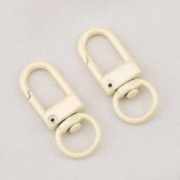 10pcs Electroplating Illusion Color Snap Lobster Clasp Hooks For DIY Colorful Trinkets Making Rotating Pet Keychains Bag Keyring