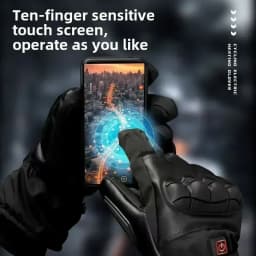 Heated Gloves Hand Warmer Electric Thermal Gloves Waterproof Snowboard Cycling Motorcycle Bicycle Ski Outdoor Winter Gloves