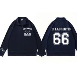 Briar Hockey Sweatshirt Off-Campus Pullover Quarter Zip Hockey Romance Sweatshirts Briar U Campus Hockey Clothes Male Clothing