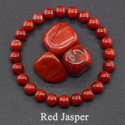 Natural Stone Genuine 5A Red Jasper Prayer Beaded Bracelets Women Men Rosary Meditation Bracelets Yoga Meditation Jewelry Gift
