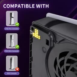 eXtremeRate for PS5 Slim/Pro Console RGB RAINBOW Logo LED Kit 7 Colors 40 Effects, Illuminated Decoration Logo LED