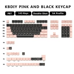 KBDiy Keyboard Keycaps Set PBT Rome Keycaps Custom Retro Double Shot SA Profile ISO 7U 161 Keys Caps for MX Switches GMK67 K500
