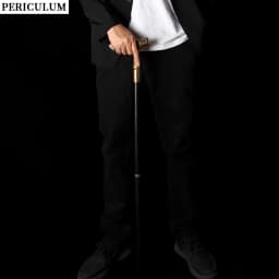 Russian Double Eagle T-Handle Walking Cane Gold & Black Detachable Vintage Style Cosplay Party Prop for Men And Women