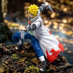 Genuine Blokees Naruto Model Kits Namikaze Minato Hatake Kakashi Haruno Sakura Madara Sasuke Figures Assembly Trendy Toy Gift