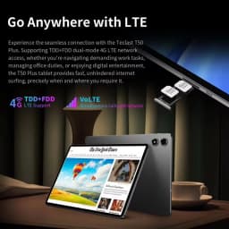 Teclast T50 Plus Tablet PC 11" 2K FHD Display 120Hz Android 16 UNISOC T7280 8GB 128GB 8000mAh Battery 4G LTE Dual SIM GPS