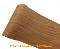 0.2-0.25mm Natural Thin Wood Veneer Roll White Oak Black Walnut Ebony Furniture Decorative Surface Board Panel Veener