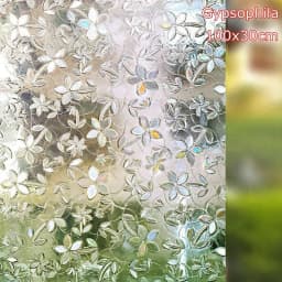 3D Stained Glass Window Film Removable Self Adhesive Glass Sticker Static Cling Vinyl Window Paper For Bathroom Home Decorative