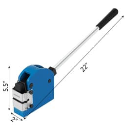 VEVOR Sheet Metal Shrinker and Stretcher Set 2 Steel Jaws 1 housings 18 Ga Mild Steel 16 Ga Aluminum Metal Bender