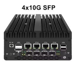 Topton New Firewall Mini PC 4*/2*10G SFP+ Intel i7 13620H 8505 4xi226-V 2.5G 2*DDR5 NVMe Industrial Computer Home Server Proxmox
