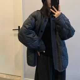 Authentic 2025 Winter Cotton Jacket Thickened Short Design Corduroy Splicing Cotton Filling round Neck Single Button Closure