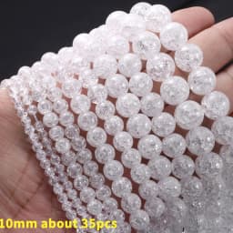 Natural Stone Square Beads Crack Crystals Gem Loose Spacer Cube Beads for Jewelry Making DIY Bracelet Necklace Accessories 6mm