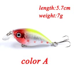 1PCS Wobblers Quality Crankbait Simulation Fishing Lure 5.7cm 7g Jerkbait Floating Hard Bait Bass Carp Pesca Fishing Tackle