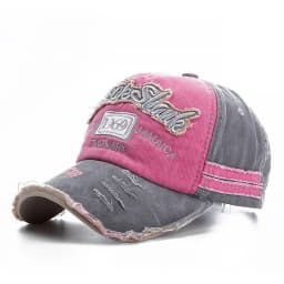 2026 High Quality Washed Cowboy Letters Cotton Cap for Men Women Adjustable Outdoor Sun Protection Hat Rock Shark Baseball Caps