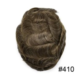VERSALITE- Mono with Swiss Lace Front Toupee Men Breathable Male Hair Prosthesis Natural Human Hair Replacement System Men's Wig