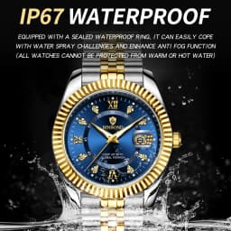 BINBOND Original Couple's Quartz Watches Luminous Waterproof Gift For Lover Men's Women's Watch Mujer Relojios +Gift Box