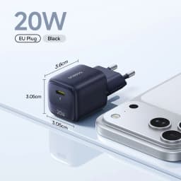 Baseus USB Type C Charger 20W Portable USB C Charger Support Type C PD Fast Charging For iPhone 15 14 13 12 Pro Max 11 X 8 Plus
