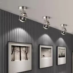 Led Spotlights Surface Mounted Spot Light Medieval Industrial Style Ceiling Lamp 2 3 Heads Adjustable Angle Painting Lighting