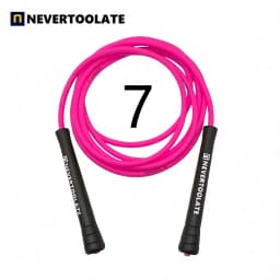 Super long 3.2 meters rope length 7mm PVC 15.5cm long handle 220 gram heavy fitness crossfit crossrope hiit skipping jump rope