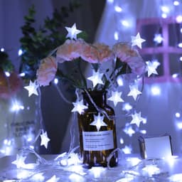10M 80LEDs Star LED String Lights Christmas Garland Battery USB Powered Wedding Party Curtain String Fairy Lamps For Home