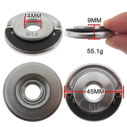 M14 Angle Grinder Nuts Self-locking Labor Saving Resistant Steel 45mm Quick Fastening Grinder Quick Release Plate Flange Nut