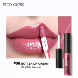 1PC Waterproof Liquid Lipstick 21 Color Vitamin E Makeup Sets Lip Glosses Lip Plumpers