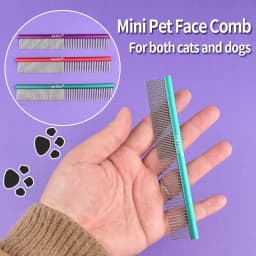 Mini Pet Face Comb Grooming Comb For Shaggy Cat Dogs Barber Grooming Tool Salon Pet Grooming High Quality Stainless Comb