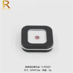 New Arrival Display Box For Gemstone Of Leather Diamond Jewelry Box Square Clear Plastic Box Loose Diamond Stone Gem