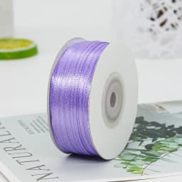 50 Yard Wide 0.3cm 3MM Thin Fine Ribbon Satin for Gift Packing Wraping DIY Handmade Bow Rope Material Jewelry Making Findings