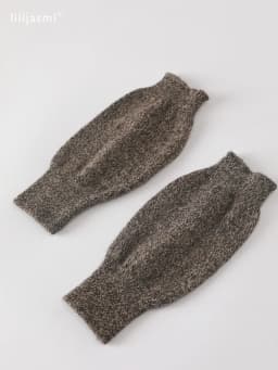 Sales Genuine Fine Sheep Wool Cozy Mitt Exposed Finger Women's Winter Autumn Knitted Fingerless Work Gloves Wrist Mittens Driver
