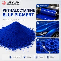 Phthalocyanine Blue B for Plastics Rubber Inks Printing - BGS for Paints Coatings Automotive High Performance Organic Pigment