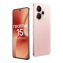 realme 15 5G Smartphone 6500mAh 45W Processor 6.77"144Hz AMOLED Display NFC Dimensity 7300+