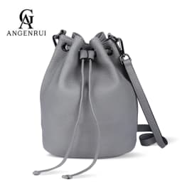 New Genuine Leather Bag, Bucket Bag, Multifunctional Handheld Small Handbag, Fashionable Single Shoulder Crossbody Bag For Women