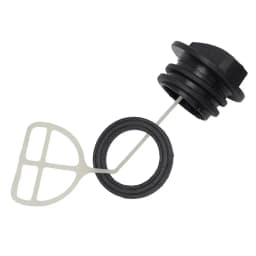 2PCS Fuel Tank Cap Oil Cap With Gasket For Chinese Chainsaw 5200 52cc Garden Tool Parts Replacement Accessories