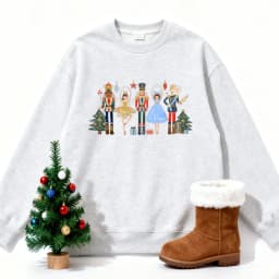 Christmas Nutcracker Y2k Clothes Christmas Sweatshirt Nutcracker Ballet New in Hoodies & Sweatshirts Party Sweater Women Tops