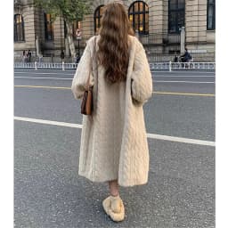 High-Quality Imitation Fur Coat For Women's Winter 2025 Long Environmentally Friendly Fur Thick Over Knee long Mink Fur Coat Pop