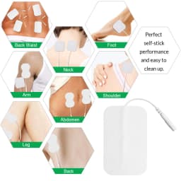 10/20pcs Tens Muscle Electrostimulator Patches EMS Body Massager Low Frequency Massage Pads Replacement Electrodes Pads