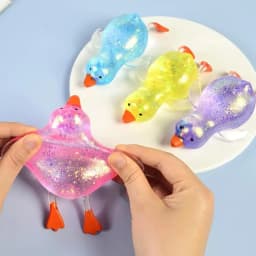 Roasted Duck Maltose Stress Relief Toy blind box Cute Colorful Bun Toy Slow Rising Fidget Toy for Adults Anti-Anxiety Gifts