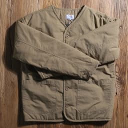 Afashion Retro Unisex Cotton Jacket Button up V-Neck Workwear Layering Style Casual Loose Fit Polyester Fiber Spring Summer A