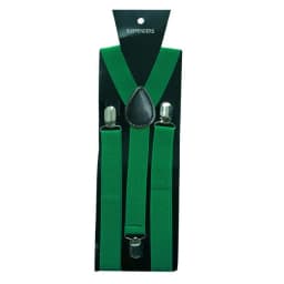 Solid Color Elastic Leather Suspenders Clip-on Buckle Men Straps Adjustable Elastic Y-Back Braces For Wedding Suit Accessories