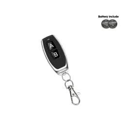 Universal 2 Channel 12V-24V Garage Door Receiver 433MHz Switch Transmitter Command Gate Door Opener 433.92MHz Fixed Rolling Code
