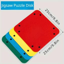 1000 1500 2000 3000 Pcs Puzzle Storage, Portable Jigsaw Puzzle Organizer Trays Set, 6 Colors Foldable Puzzle Board & Carrier