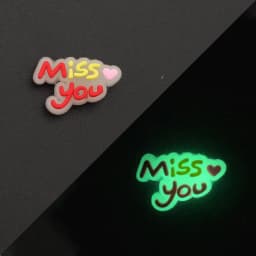 1PCS Luminous Shoe Charms Set for Clog Sandals Decoration DIY Shoe Charm Pins for Men Women Kids Letters Rainbow Food