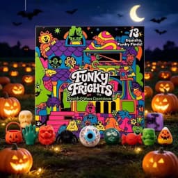 Needoh 13-Day Halloween Advent Calendar Funky Frights Theme Spooky Squishy Slow Rise Stress Relief Toys Countdown Gift Box